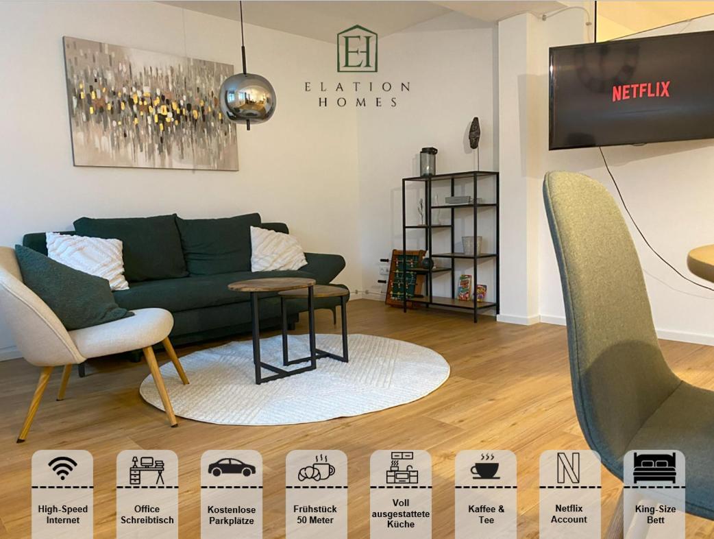 Traumhafte Business & Relax Wohnung Direkt Im Stadtkern Oettingens By Elation Homes Oettingen in Bayern Bagian luar foto